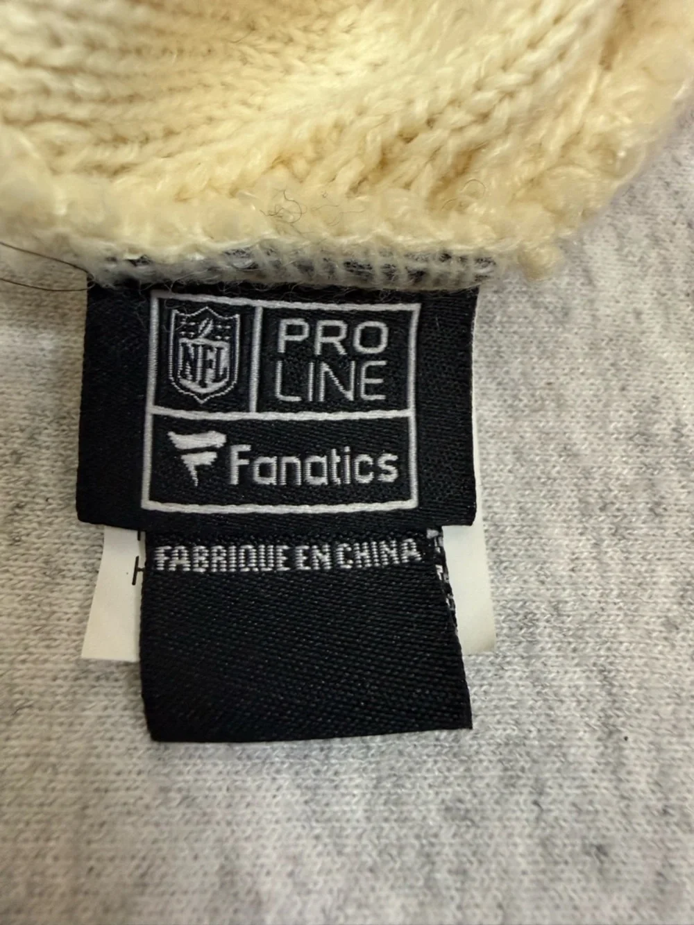 Minnesota Vikings Fanatics NFL Pro Line Women’s Cable Knit Beanie - Cream - 🏈❄️